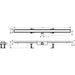 Hansgrohe Raindrain Compact Complete Set Shower Drain 1200 For Flat Installation - Unbeatable Bathrooms
