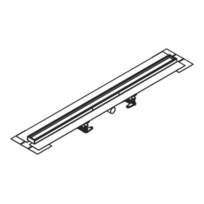 Hansgrohe Raindrain Compact Complete Set Shower Drain 1200 For Flat Installation - Unbeatable Bathrooms
