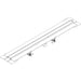Hansgrohe Raindrain Compact Complete Set Shower Drain 1200 For Standard Installation - Brushed Stainless Steel - Unbeatable Bathrooms