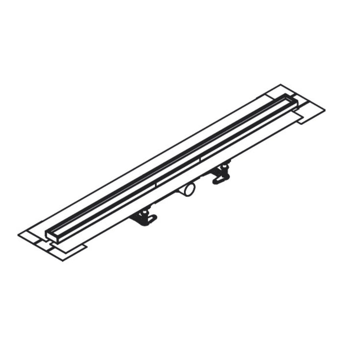 Hansgrohe Raindrain Compact Complete Set Shower Drain 1200 For Standard Installation - Unbeatable Bathrooms