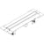 Hansgrohe Raindrain Compact Complete Set Shower Drain 600 For Standard Installation - Brushed Stainless Steel - Unbeatable Bathrooms