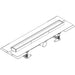 Hansgrohe Raindrain Compact Complete Set Shower Drain 600 For Standard Installation - Unbeatable Bathrooms