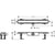 Hansgrohe Raindrain Compact Complete Set Shower Drain 600 Set For Flat Installation - Brushed Stainless Steel - Unbeatable Bathrooms