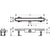 Hansgrohe Raindrain Compact Complete Set Shower Drain 600 Tileable For Flat Installation - Unbeatable Bathrooms