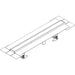 Hansgrohe Raindrain Compact Complete Set Shower Drain 700 For Flat Installation - Brushed Stainless Steel - Unbeatable Bathrooms