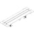 Hansgrohe Raindrain Compact Complete Set Shower Drain 700 For Flat Installation - Brushed Stainless Steel - Unbeatable Bathrooms