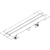 Hansgrohe Raindrain Compact Complete Set Shower Drain 700 For Standard Installation - Brushed Stainless Steel - Unbeatable Bathrooms