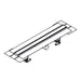 Hansgrohe Raindrain Compact Complete Set Shower Drain 700 For Standard Installation - Brushed Stainless Steel - Unbeatable Bathrooms