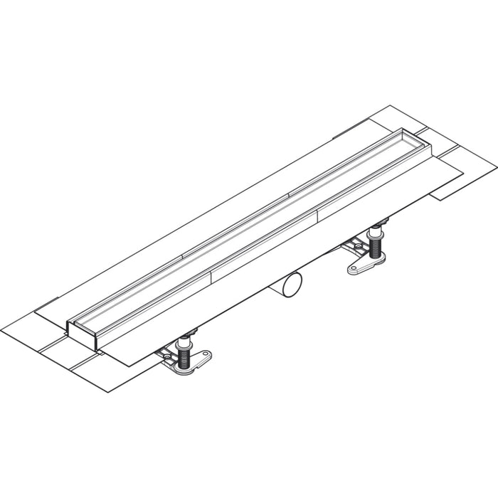 Hansgrohe Raindrain Compact Complete Set Shower Drain 700 Tileable For Flat Installation - Unbeatable Bathrooms