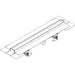 Hansgrohe Raindrain Compact Complete Set Shower Drain 700 Tileable For Flat Installation - Unbeatable Bathrooms