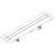 Hansgrohe Raindrain Compact Complete Set Shower Drain 800 For Flat Installation - Brushed Stainless Steel - Unbeatable Bathrooms