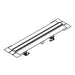 Hansgrohe Raindrain Compact Complete Set Shower Drain 800 For Flat Installation - Brushed Stainless Steel - Unbeatable Bathrooms