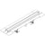 Hansgrohe Raindrain Compact Complete Set Shower Drain 800 For Flat Installation - Unbeatable Bathrooms