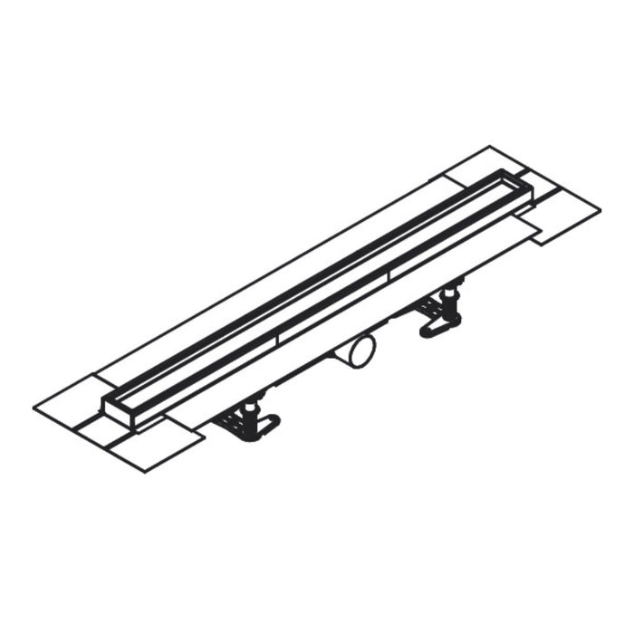 Hansgrohe Raindrain Compact Complete Set Shower Drain 800 For Standard Installation - Unbeatable Bathrooms