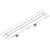 Hansgrohe Raindrain Compact Complete Set Shower Drain 900 For Flat Installation - Brushed Stainless Steel - Unbeatable Bathrooms