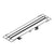 Hansgrohe Raindrain Compact Complete Set Shower Drain 900 For Flat Installation - Brushed Stainless Steel - Unbeatable Bathrooms