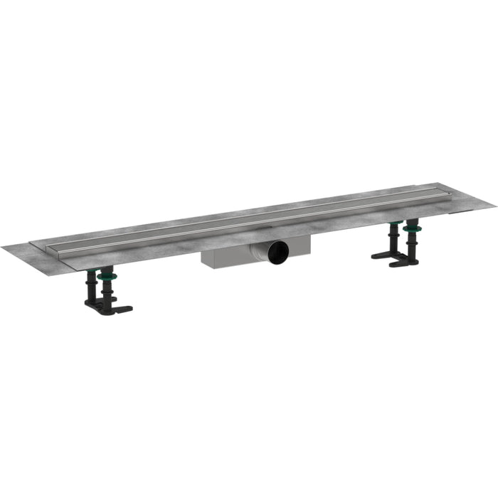 Hansgrohe Raindrain Compact Complete Set Shower Drain 900 For Standard Installation - Brushed Stainless Steel - Unbeatable Bathrooms