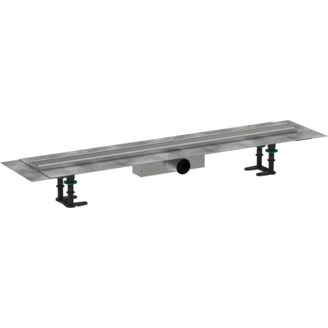 Hansgrohe Raindrain Compact Complete Set Shower Drain 900 For Standard Installation - Brushed Stainless Steel - Unbeatable Bathrooms