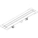 Hansgrohe Raindrain Compact Complete Set Shower Drain 900 For Standard Installation - Brushed Stainless Steel - Unbeatable Bathrooms