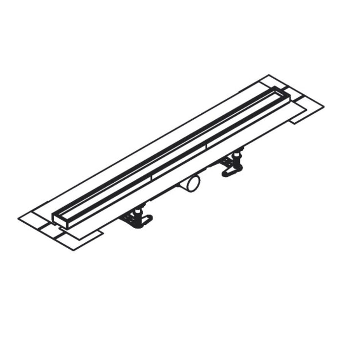 Hansgrohe Raindrain Compact Complete Set Shower Drain 900 For Standard Installation - Unbeatable Bathrooms