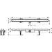 Hansgrohe Raindrain Compact Complete Set Shower Drain 900 Tileable For Flat Installation - Unbeatable Bathrooms