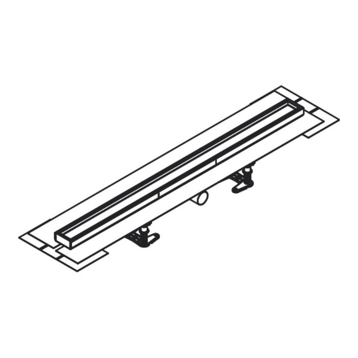 Hansgrohe Raindrain Compact Complete Set Shower Drain 900 Tileable For Flat Installation - Unbeatable Bathrooms
