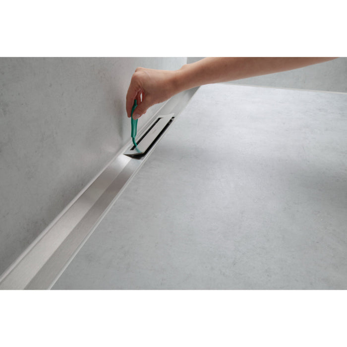 Hansgrohe Raindrain Flex Finish Set Shower Drain 900 Cuttable For Wall Mounting - Unbeatable Bathrooms