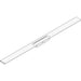 Hansgrohe Raindrain Flex Finish Set Shower Drain 1600 Cuttable For Wall Mounting - Brushed Stainless Steel - Unbeatable Bathrooms