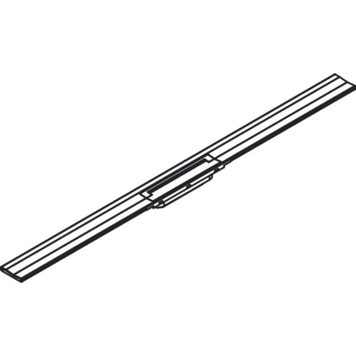 Hansgrohe Raindrain Flex Finish Set Shower Drain 1600 Cuttable For Wall Mounting - Brushed Stainless Steel - Unbeatable Bathrooms