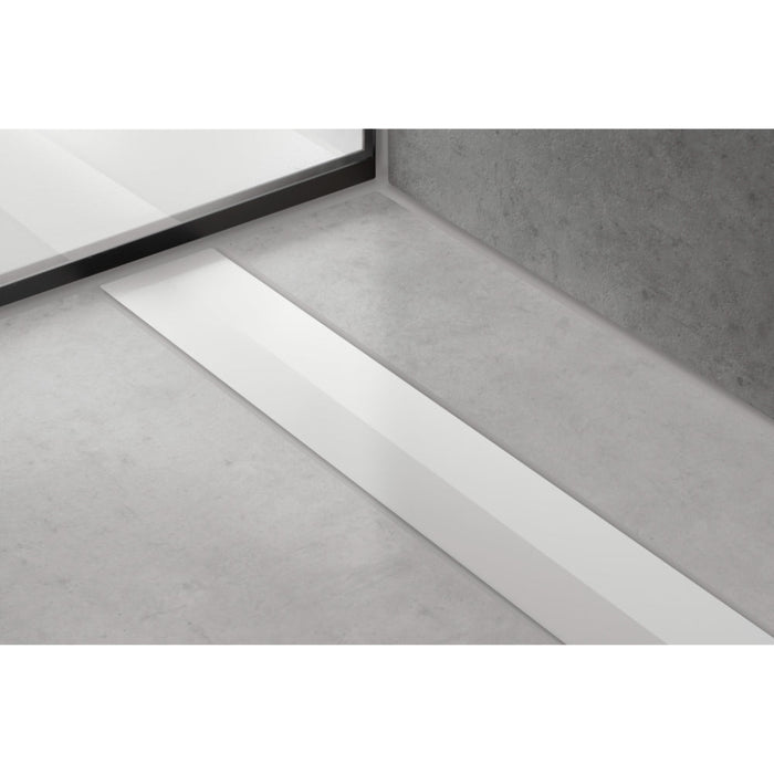 Hansgrohe Raindrain Flex Finish Set Shower Drain 1600 Cuttable - Brushed Stainless Steel - Unbeatable Bathrooms