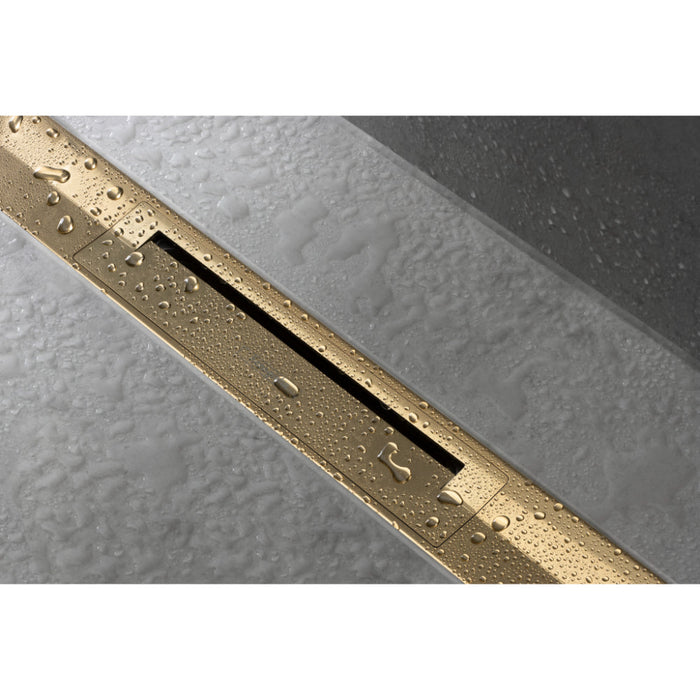 Hansgrohe Raindrain Flex Finish Set Shower Drain 1600 Cuttable - Brushed Stainless Steel - Unbeatable Bathrooms