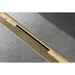 Hansgrohe Raindrain Flex Finish Set Shower Drain 1600 Cuttable - Brushed Stainless Steel - Unbeatable Bathrooms