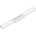 Hansgrohe Raindrain Flex Finish Set Shower Drain 800 Cuttable For Wall Mounting - Unbeatable Bathrooms