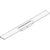 Hansgrohe Raindrain Flex Finish Set Shower Drain 800 Cuttable For Wall Mounting - Unbeatable Bathrooms