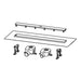 Hansgrohe Raindrain Go Complete Set Shower Drain 500 Tileable Rear Cover For Standard/Flat Installation - Unbeatable Bathrooms