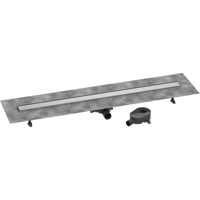 Hansgrohe Raindrain Go Complete Set Shower Drain 1200 Tileable Rear Cover Standard/Flat Installation - Unbeatable Bathrooms