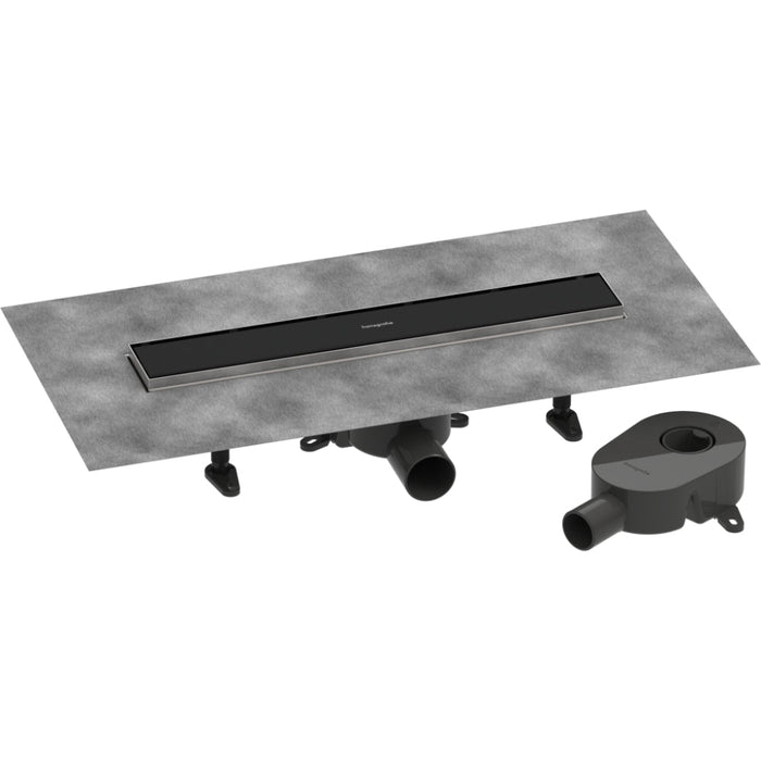 Hansgrohe Raindrain Go Complete Set Shower Drain 500 Tileable Rear Cover For Standard/Flat Installation - Unbeatable Bathrooms