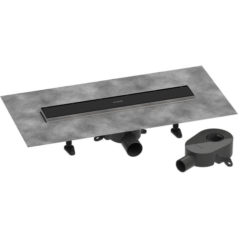 Hansgrohe Raindrain Go Complete Set Shower Drain 500 Tileable Rear Cover For Standard/Flat Installation - Unbeatable Bathrooms