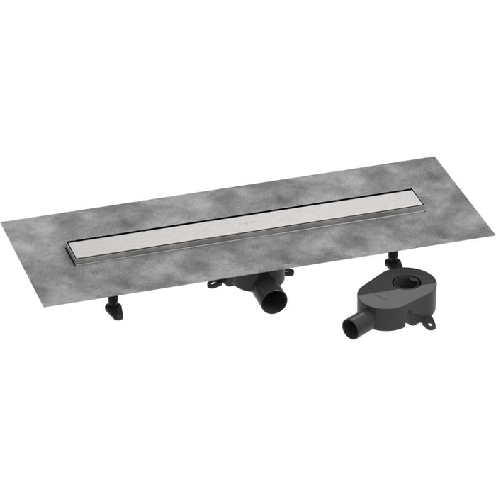 Hansgrohe Raindrain Go Complete Set Shower Drain 700 Tileable Rear Cover Standard/Flat Installation - Unbeatable Bathrooms