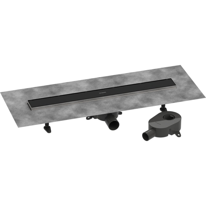 Hansgrohe Raindrain Go Complete Set Shower Drain 700 Tileable Rear Cover Standard/Flat Installation - Unbeatable Bathrooms