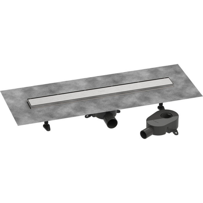 Hansgrohe Raindrain Go Complete Set Shower Drain 700 Tileable Rear Cover Standard/Flat Installation - Unbeatable Bathrooms