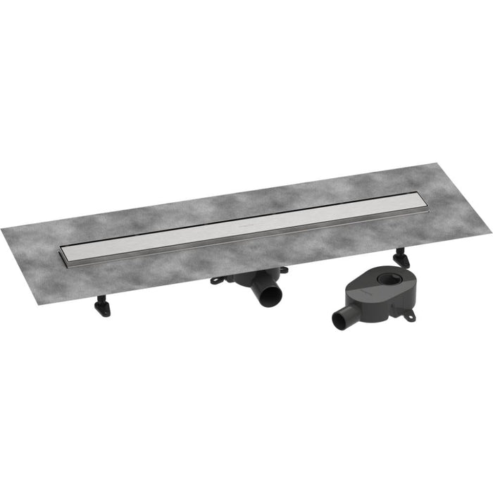 Hansgrohe Raindrain Go Complete Set Shower Drain 800 Tileable Rear Cover Standard/Flat Installation - Unbeatable Bathrooms