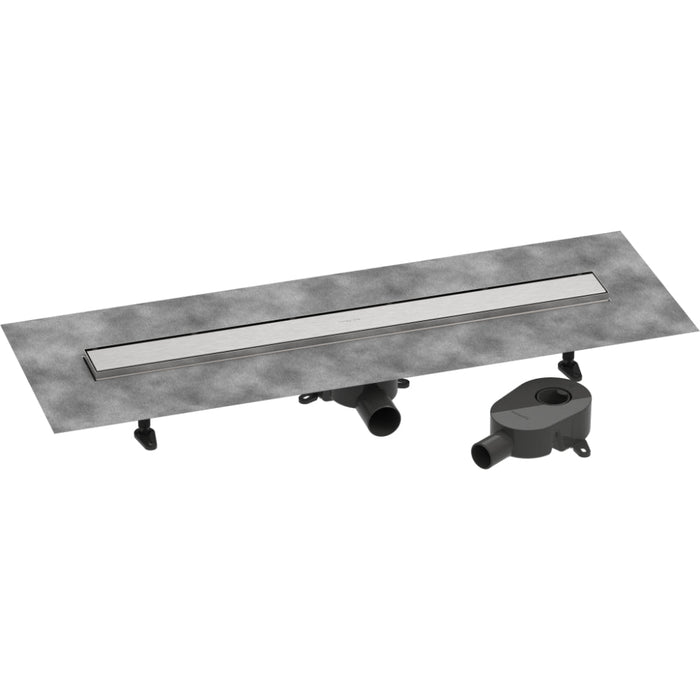 Hansgrohe Raindrain Go Complete Set Shower Drain 800 Tileable Rear Cover Standard/Flat Installation - Unbeatable Bathrooms