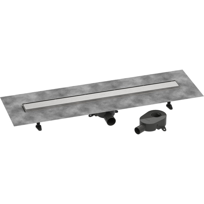 Hansgrohe Raindrain Go Complete Set Shower Drain 900 Tileable Rear Cover Standard/Flat Installation - Unbeatable Bathrooms