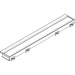 Hansgrohe Raindrain Match Finish Set Shower Drain 600 with Height Adjustable Frame - Unbeatable Bathrooms