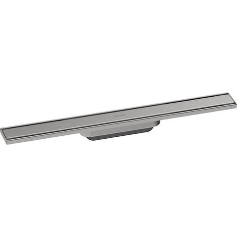 Hansgrohe Raindrain Original Finish Set Shower Drain 600 - Brushed Stainless Steel - Unbeatable Bathrooms