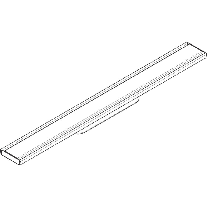 Hansgrohe Raindrain Original Finish Set Shower Drain 600 - Brushed Stainless Steel - Unbeatable Bathrooms