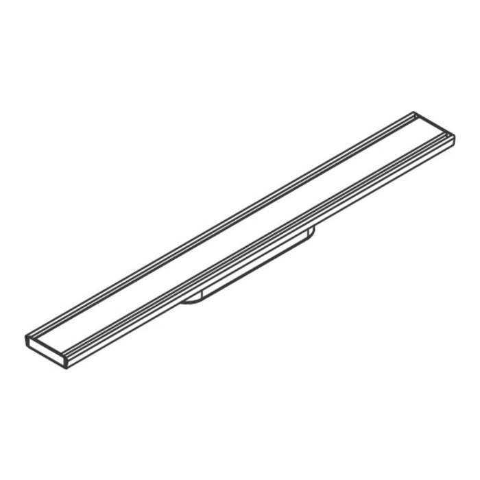 Hansgrohe Raindrain Original Finish Set Shower Drain 600 - Brushed Stainless Steel - Unbeatable Bathrooms