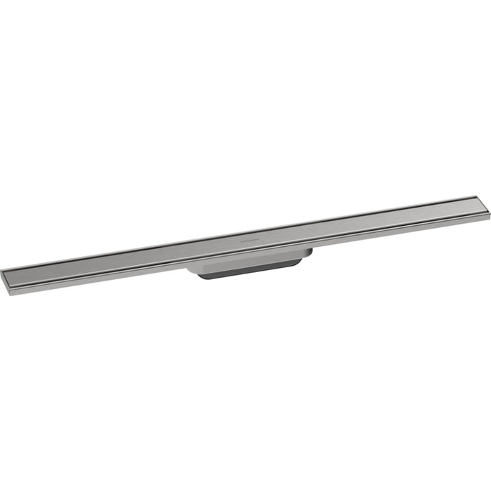 Hansgrohe Raindrain Original Finish Set Shower Drain 800 - Brushed Stainless Steel - Unbeatable Bathrooms