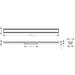 Hansgrohe Raindrain Original Finish Set Shower Drain 900 - Brushed Stainless Steel - Unbeatable Bathrooms